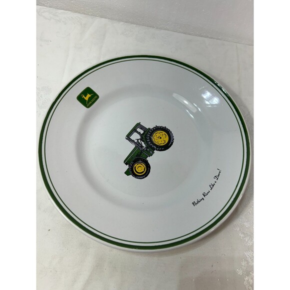 Set of 4 JOHN DEERE 11 1/4" DINNER PLATES good condition - Picture 5 of 7